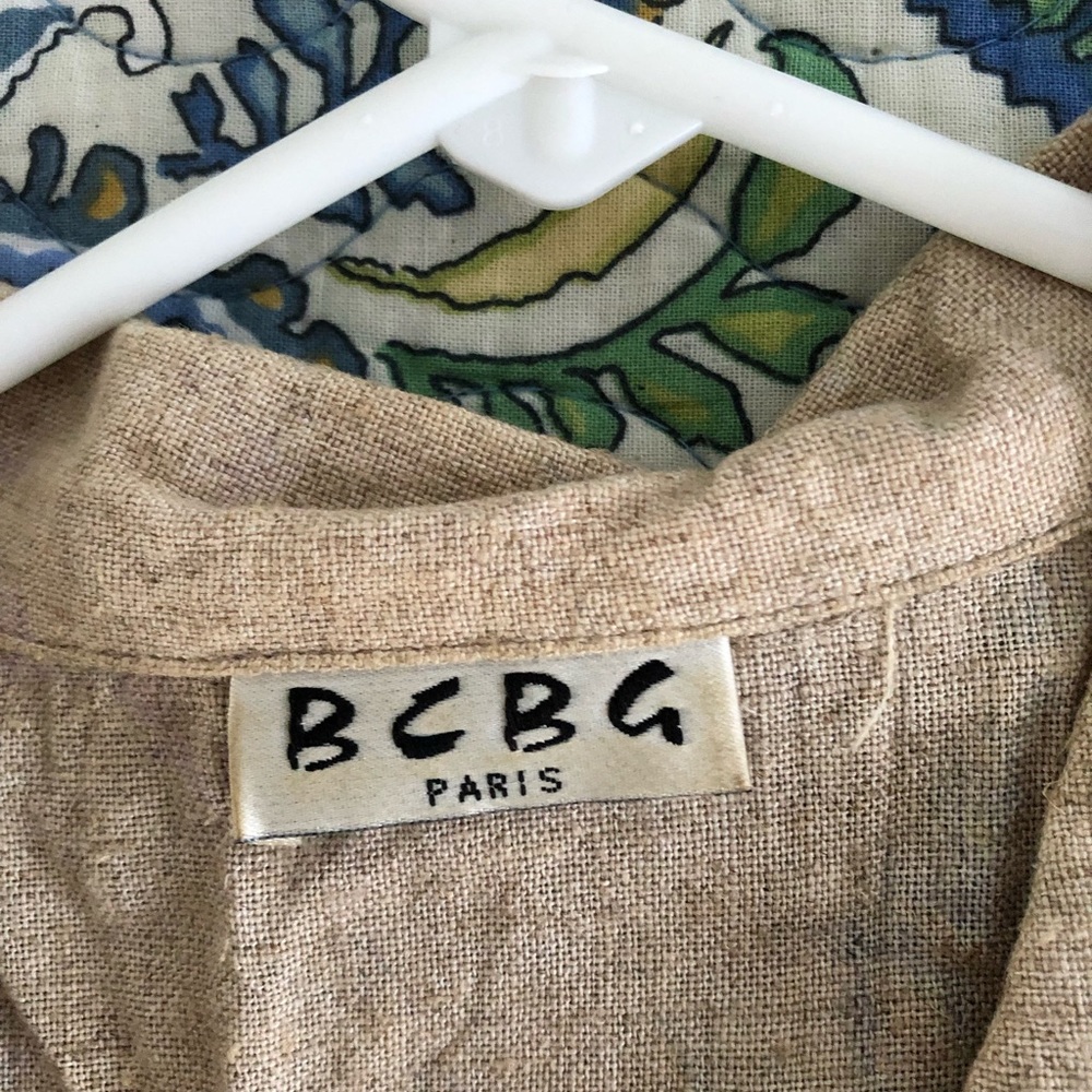 BCBG Linen Blouse